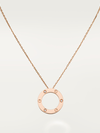 LOVE necklace, 3 diamonds