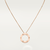 LOVE necklace, 3 diamonds