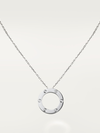 LOVE necklace, 3 diamonds