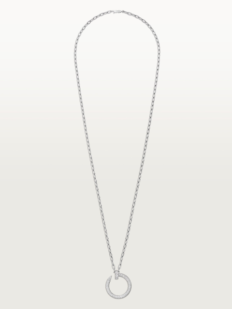 Juste un Clou long necklace, multiwear, extra-large model, paved