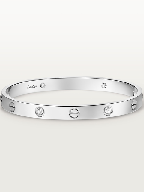 LOVE bracelet, classic model, 4 diamonds