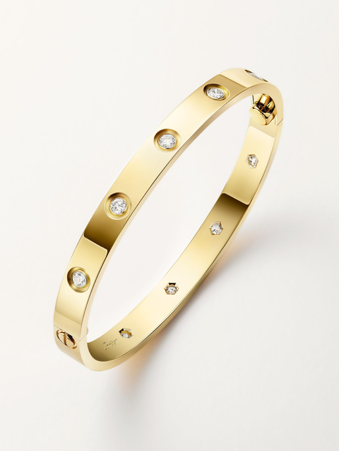 LOVE bracelet, classic model,10 diamonds