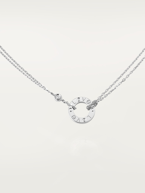 LOVE necklace, 2 diamonds