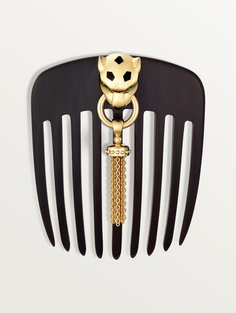 La Panthère ornament hairbrush