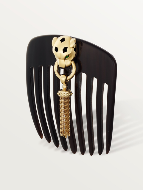 La Panthère ornament hairbrush