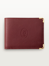 6 credit card compact wallet, Must de Cartier