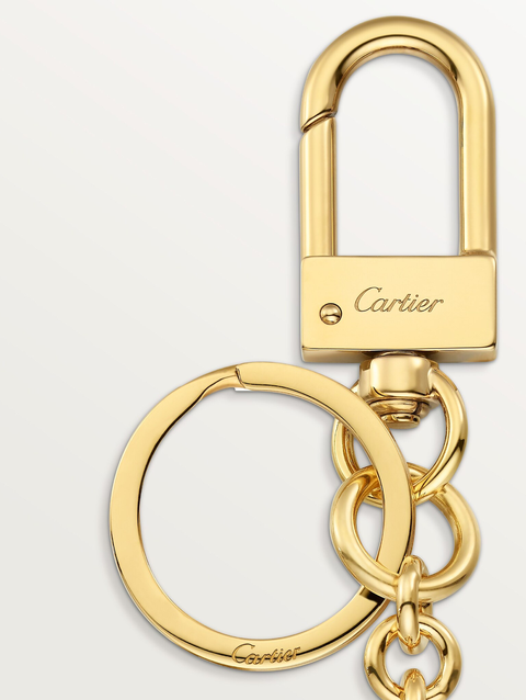 Diabolo de Cartier key ring with wax seal motif