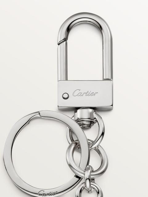 Double C de Cartier logo key ring