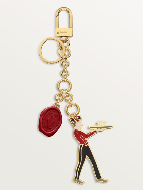 Diabolo de Cartier Bellboy and wax seal key ring