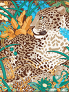 Panther in the Jungle motif square 90