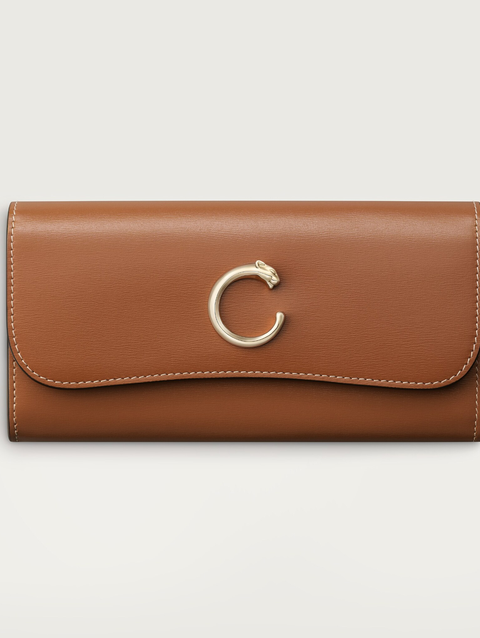 International wallet with flap, Panthère de Cartier